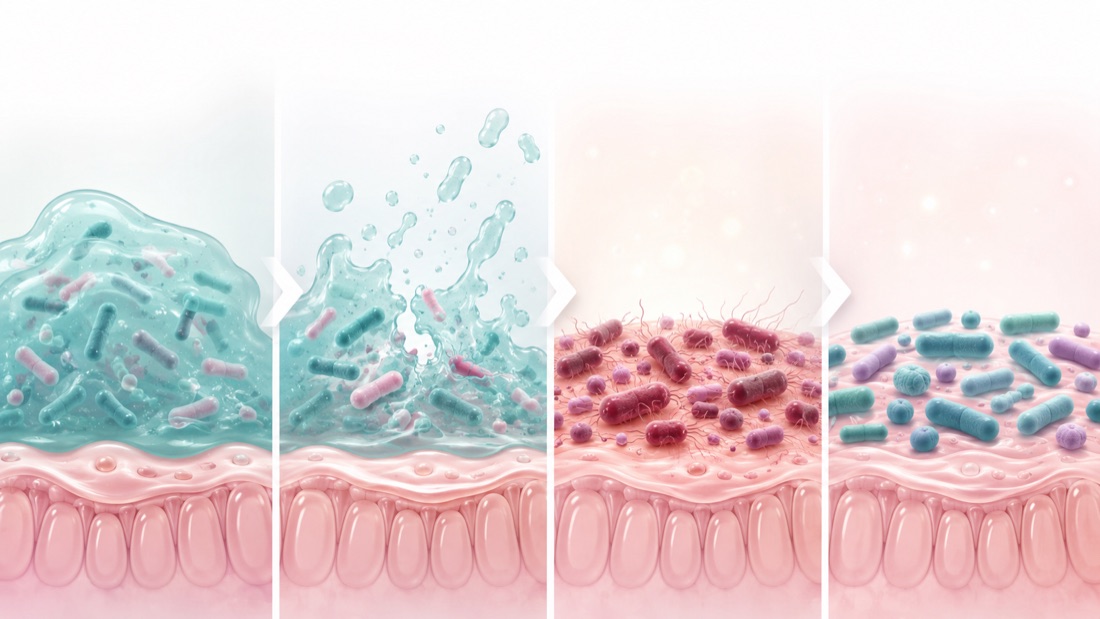 The biofilm shield that blocks ordinary probiotics
